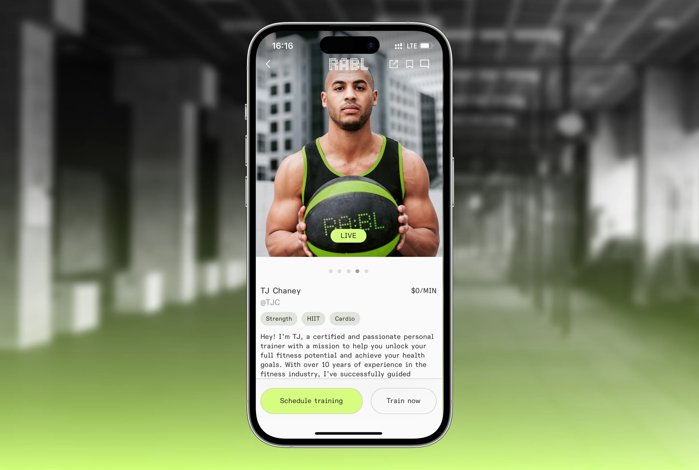 A fitness app by Perpetio