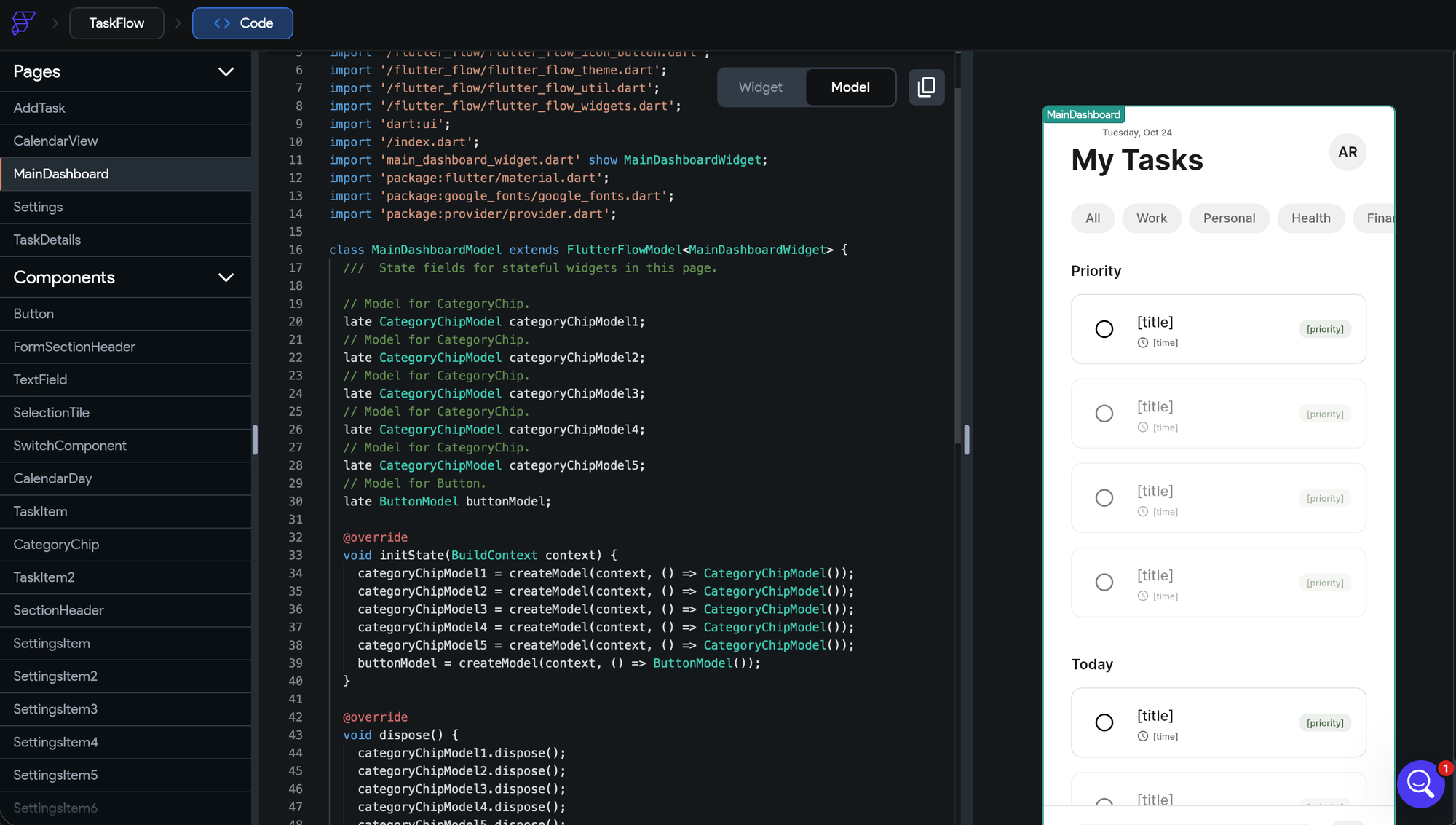 FlutterFlow does not support proper automated logic testing.