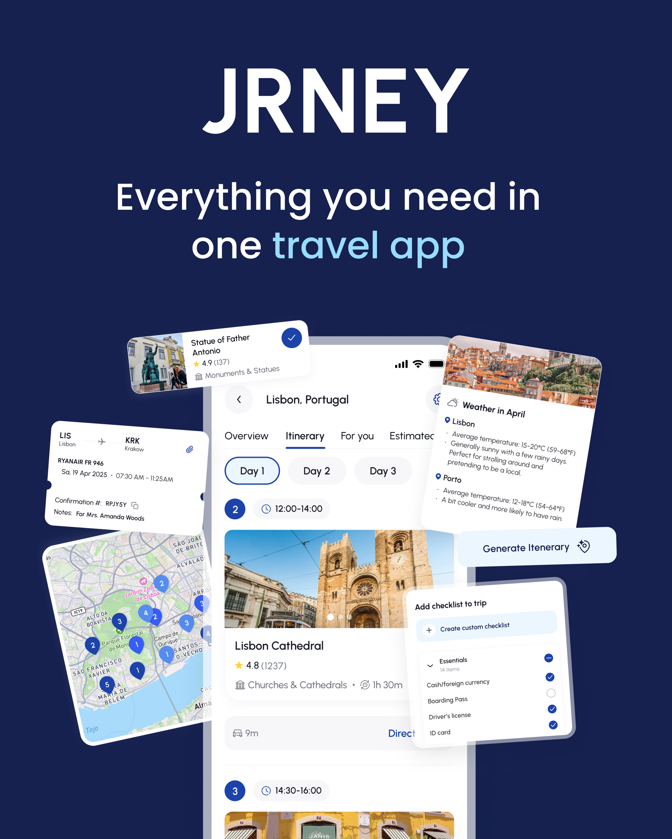 JRNEY travel app